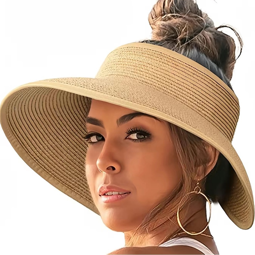 New! Foldable sunhat  with bow